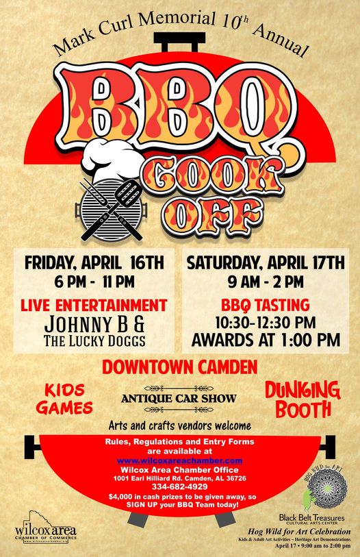 10th Annual Mark Curl Memorial BBQ CookOff Wilcox Area Chamber of